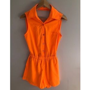 Orange Romper